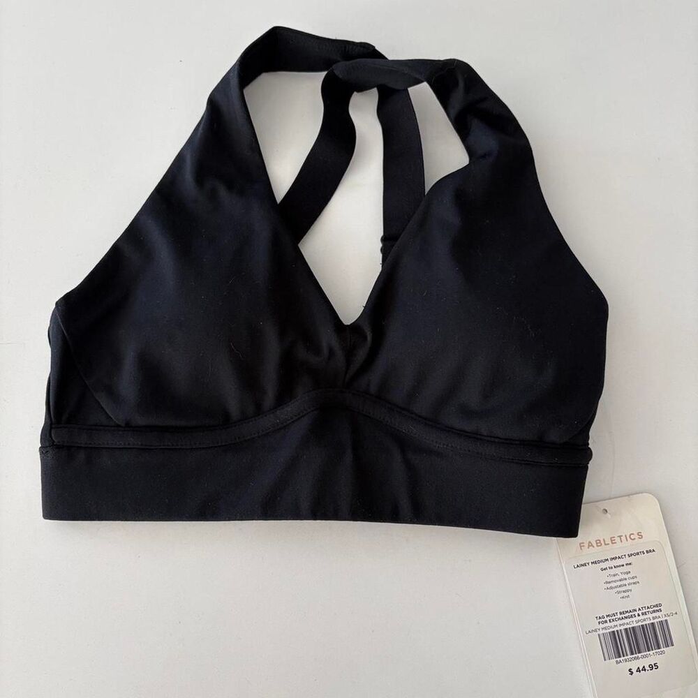 Fabletics Women's Black Bra